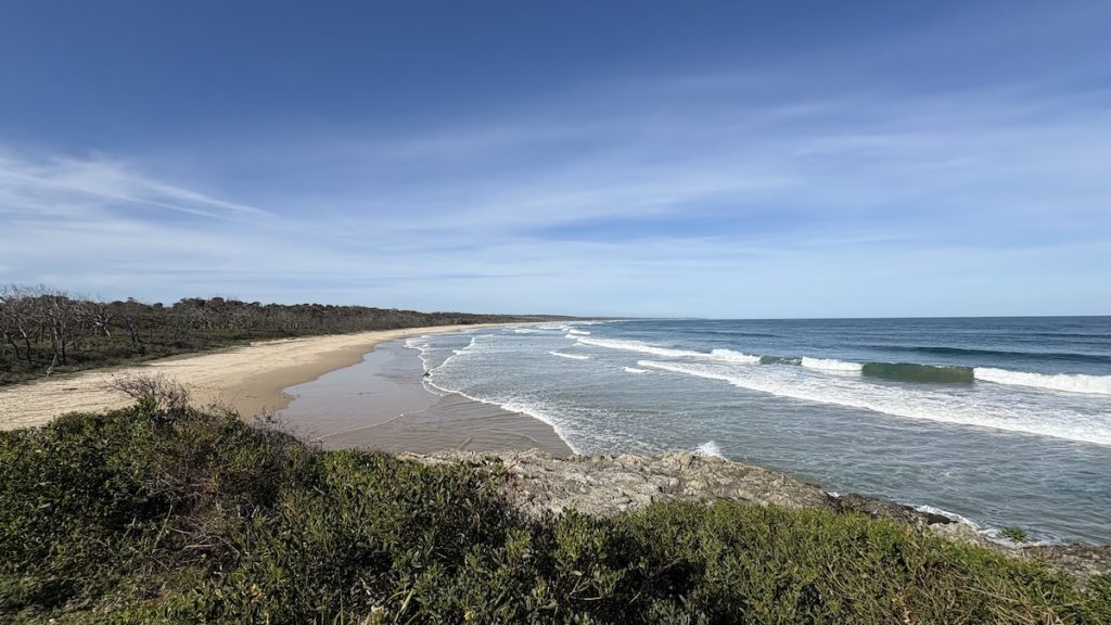 Beach and surf at Cape Conran