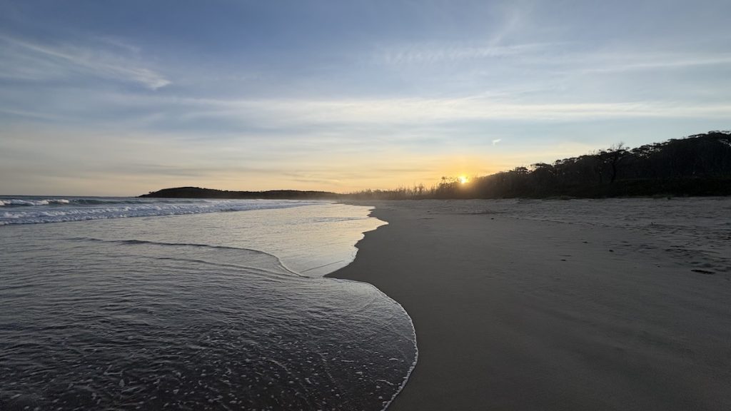 Sunset at East Cape Conran